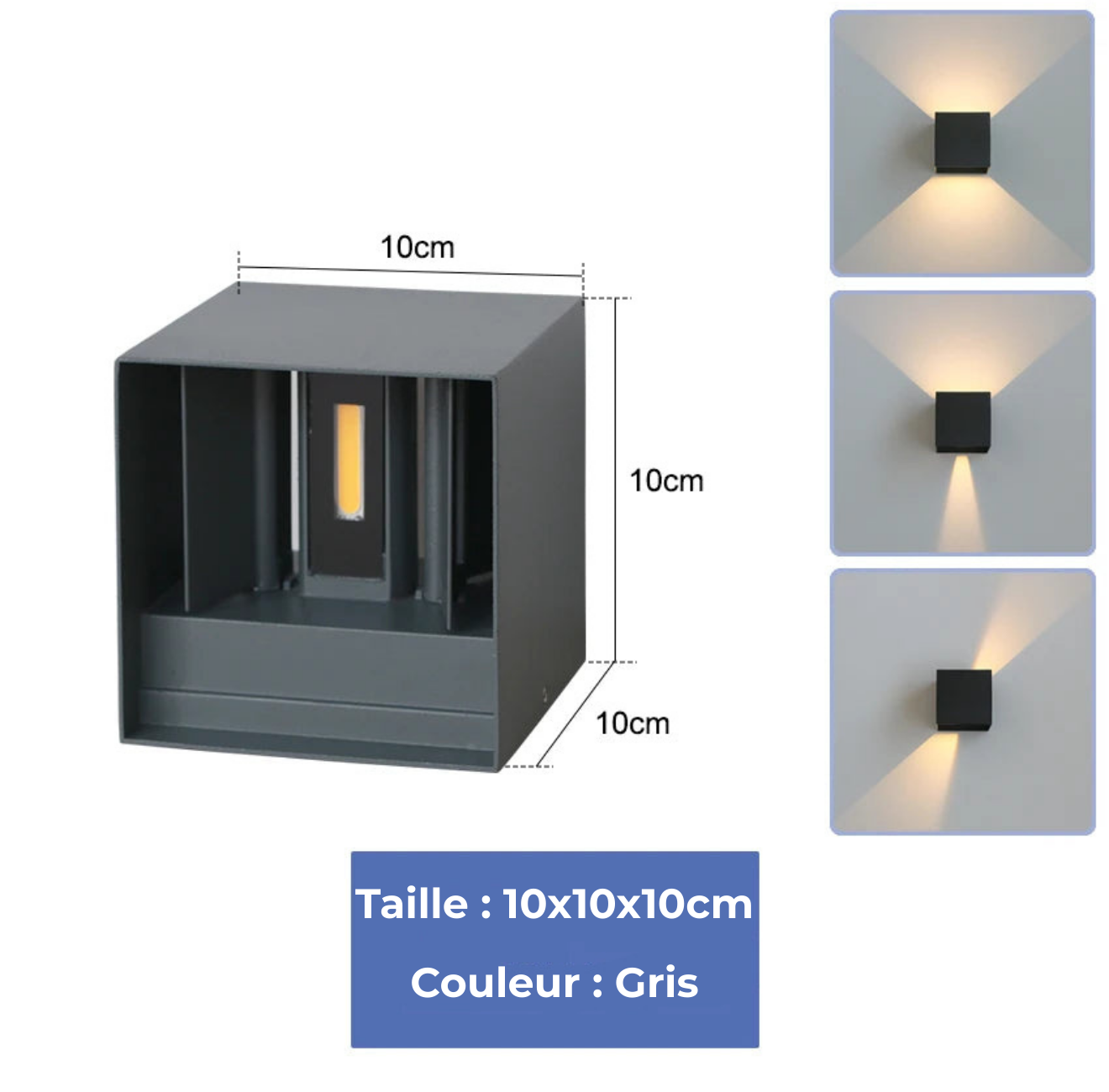Applique Murale – Eklura Cubic