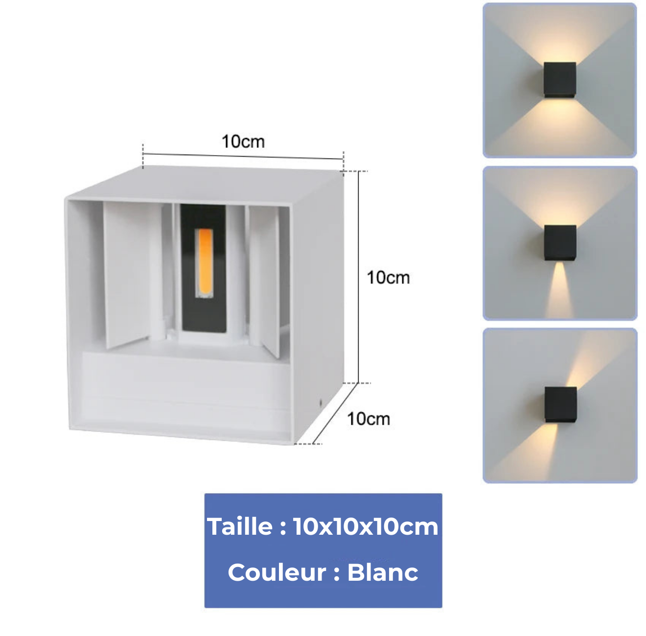 Applique Murale – Eklura Cubic