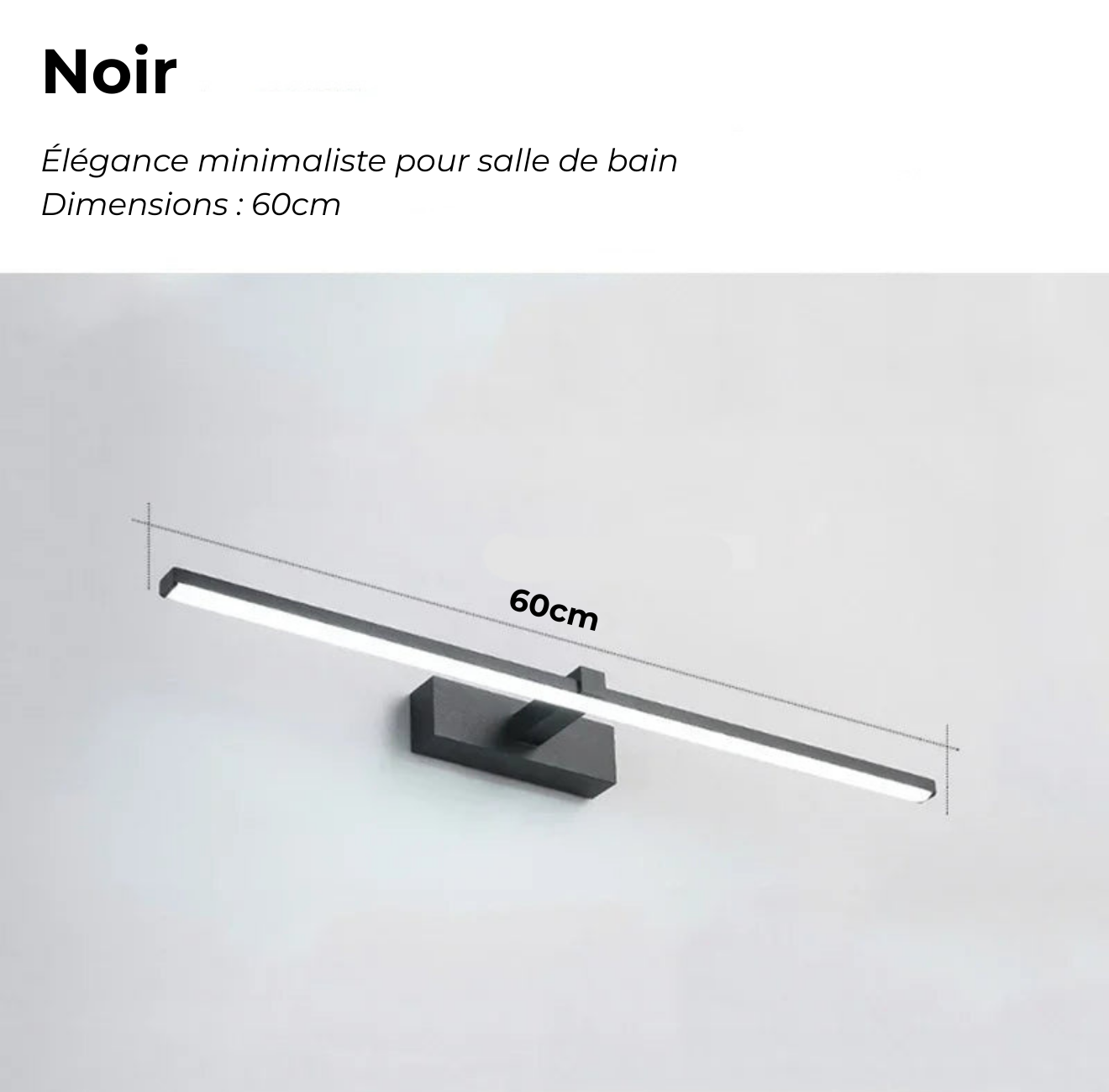 Applique Murale Salle de Bain – Nordyx Glow