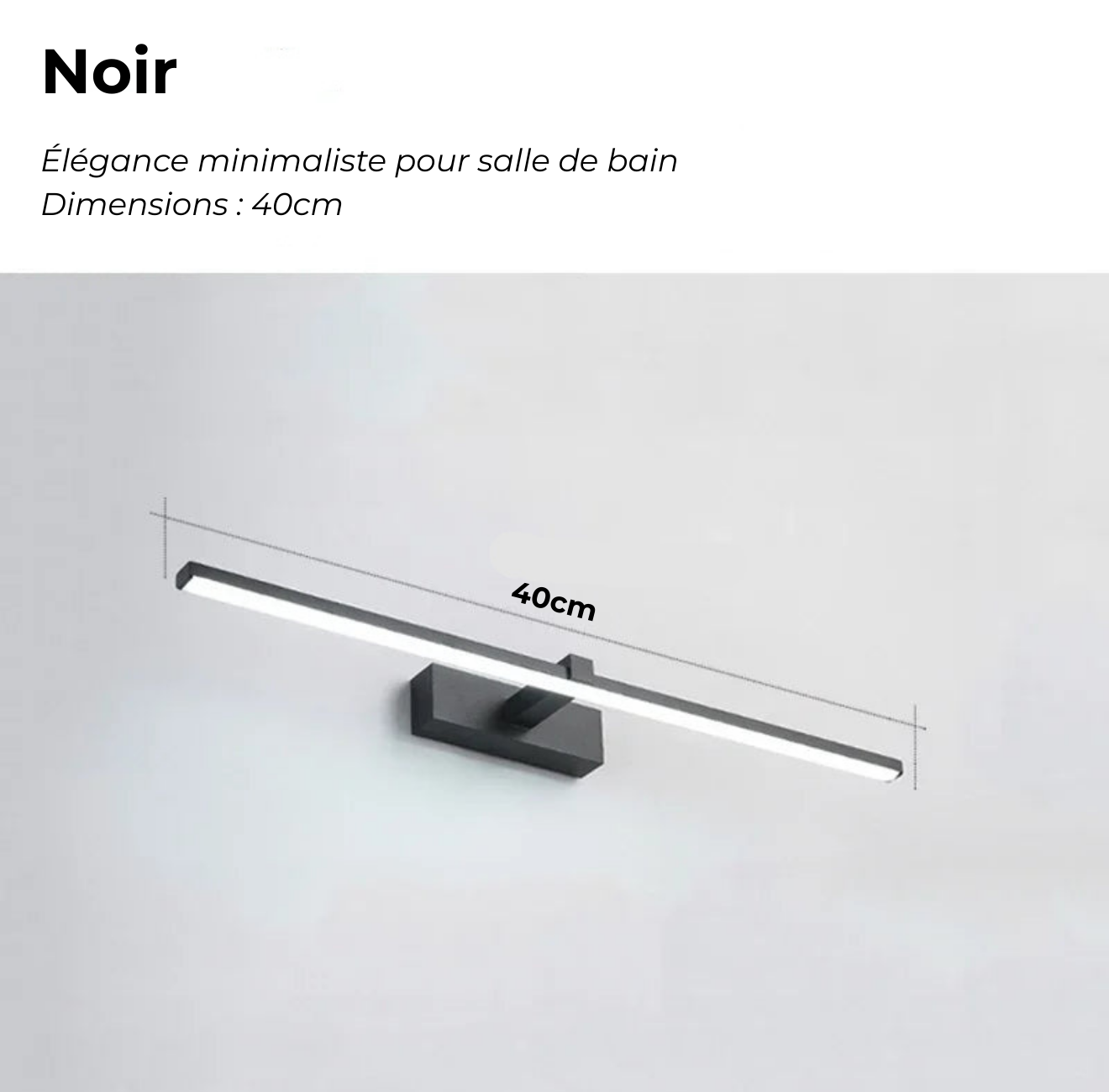 Applique Murale Salle de Bain – Nordyx Glow