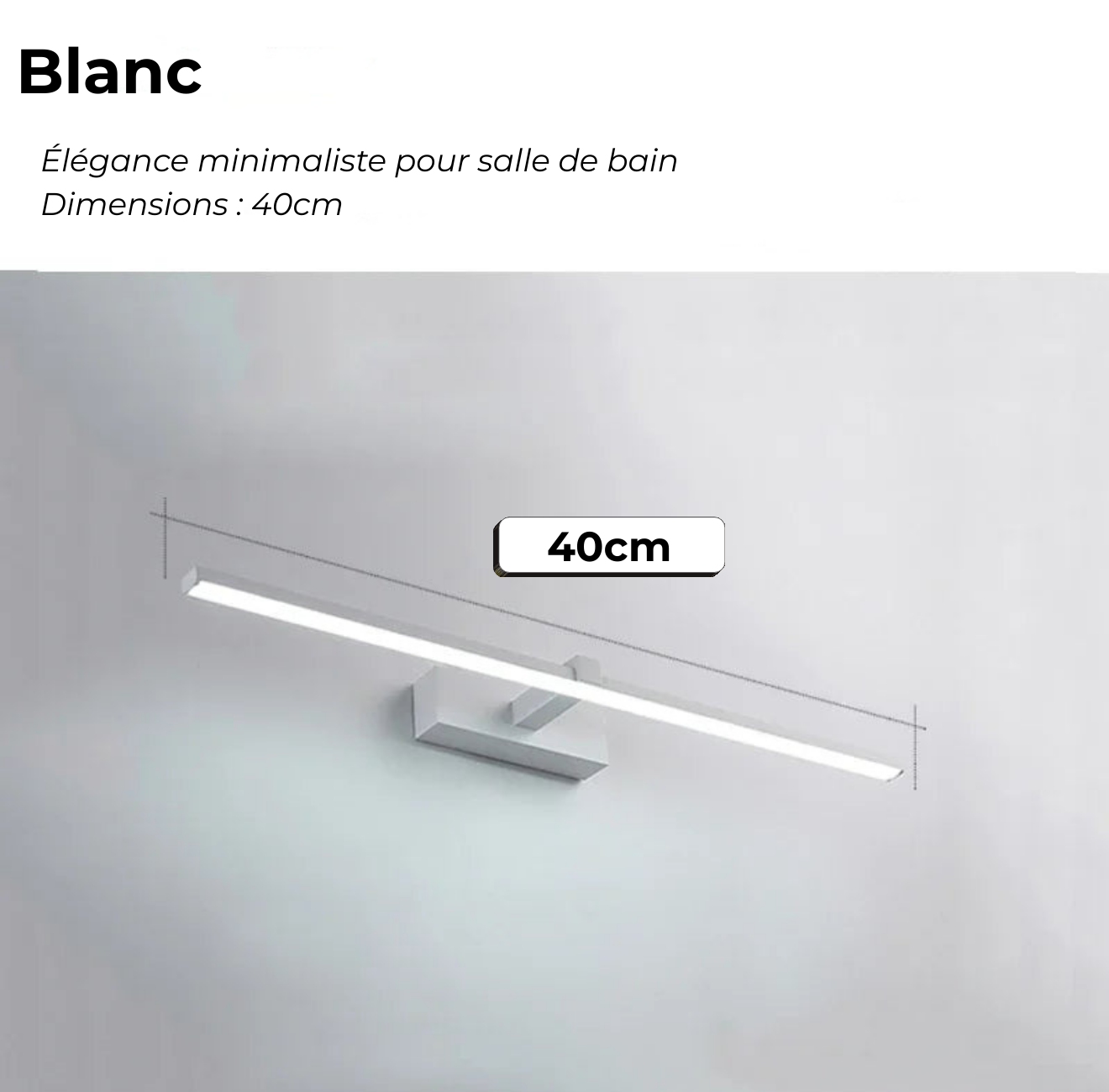 Applique Murale Salle de Bain – Nordyx Glow