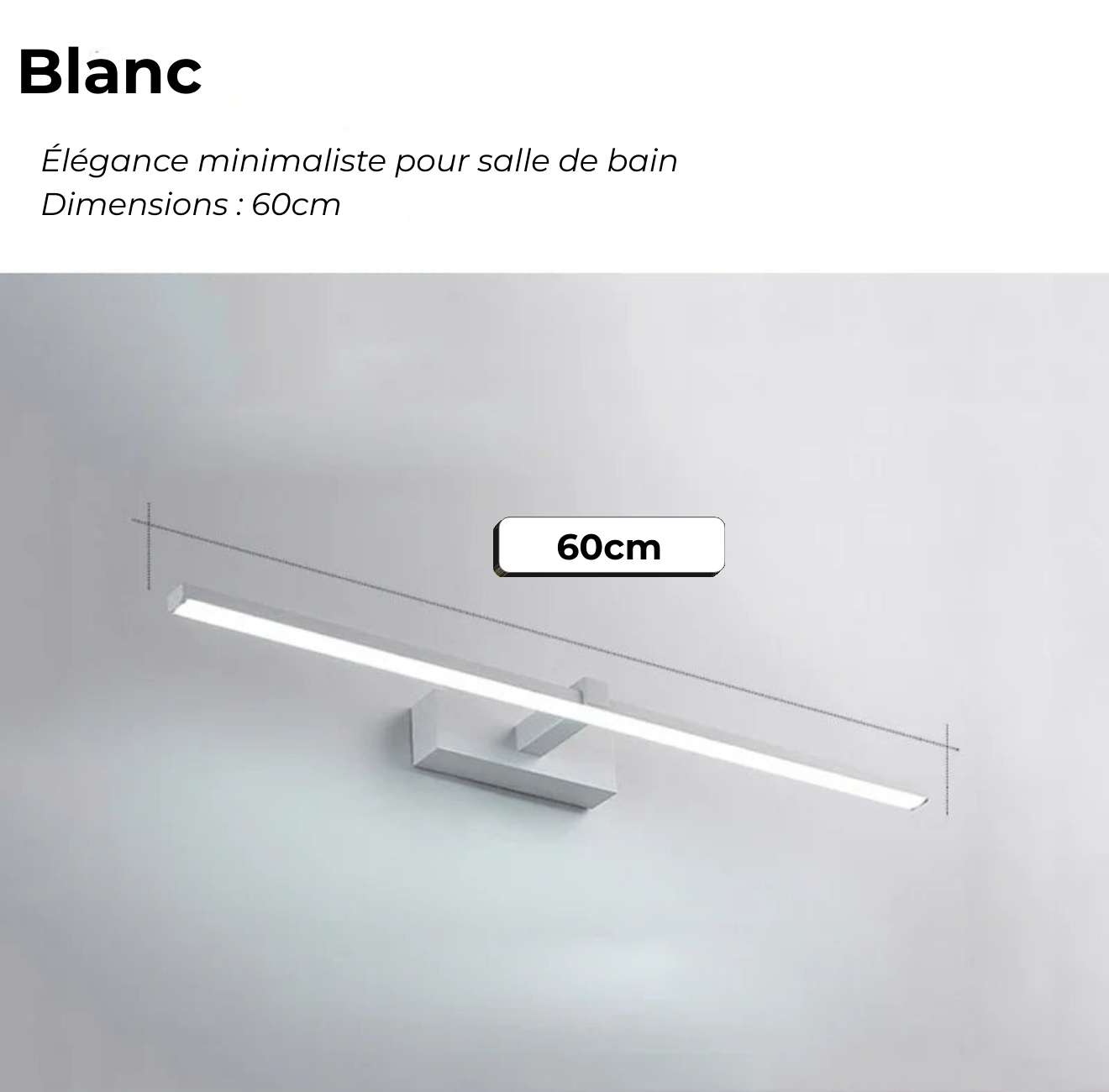 Applique Murale Salle de Bain – Nordyx Glow