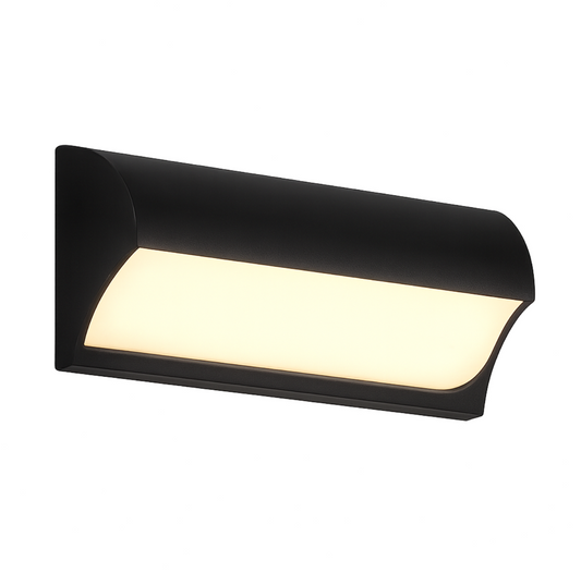 Applique Murale Extérieure – Crépuscule Noir & Éclipse Noir