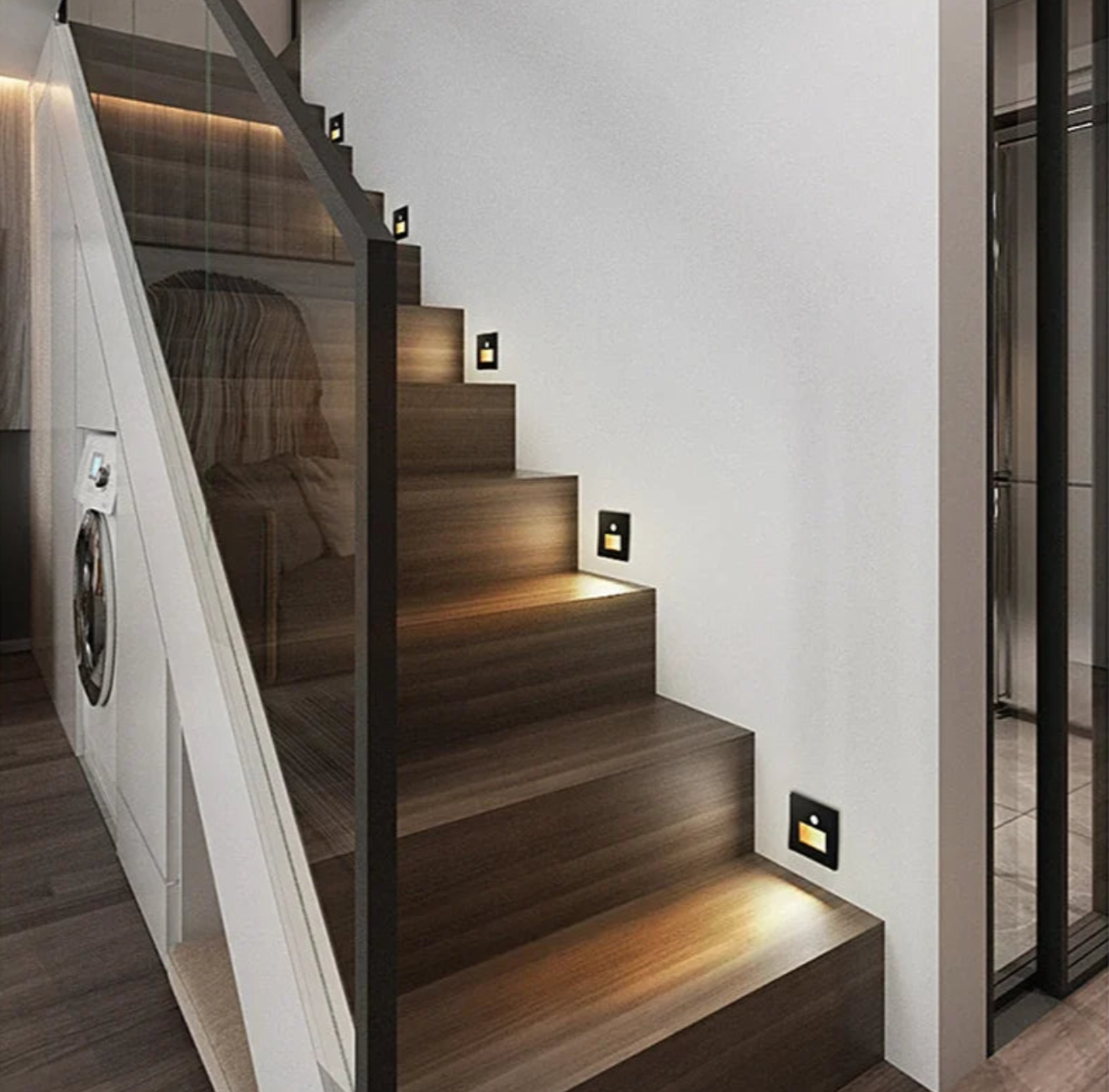 Applique Murale Escalier – Letlit SquareGlow