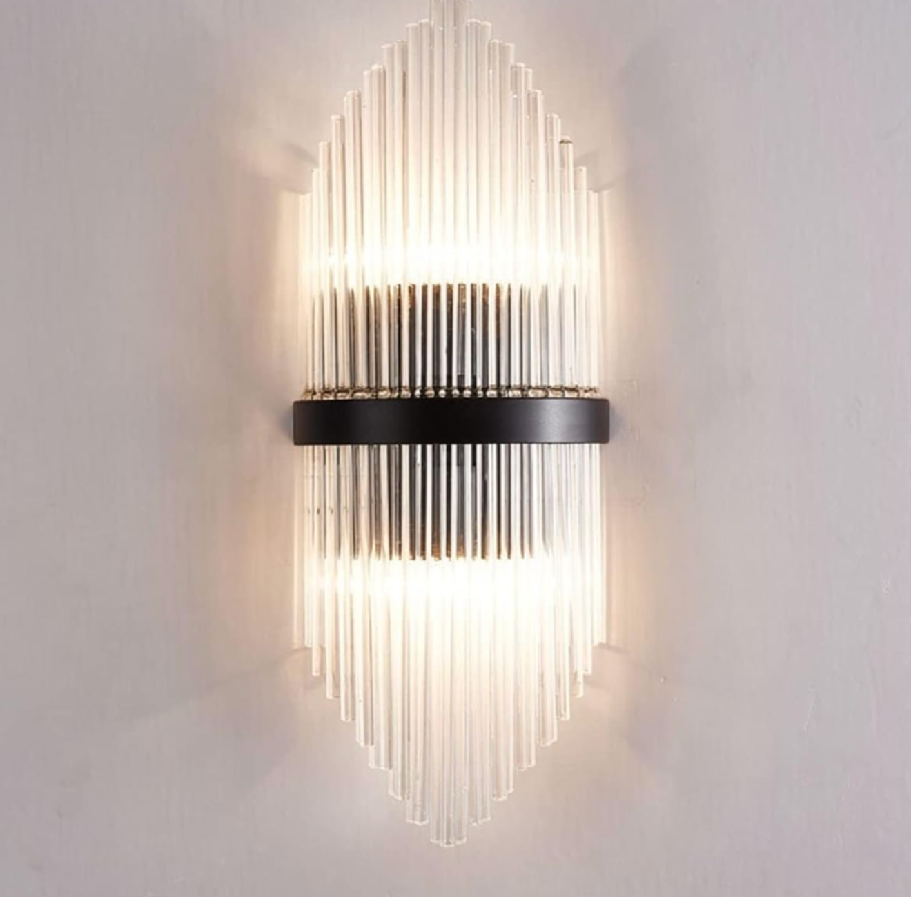 Applique Murale Salon – Cristal Élégance