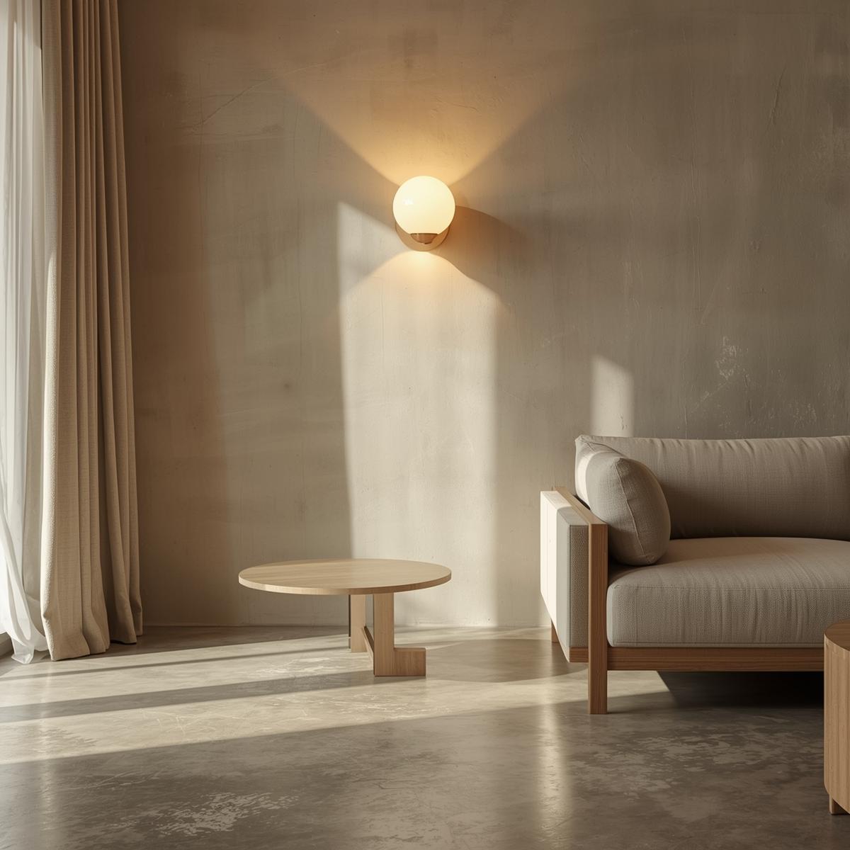 Applique murale verre