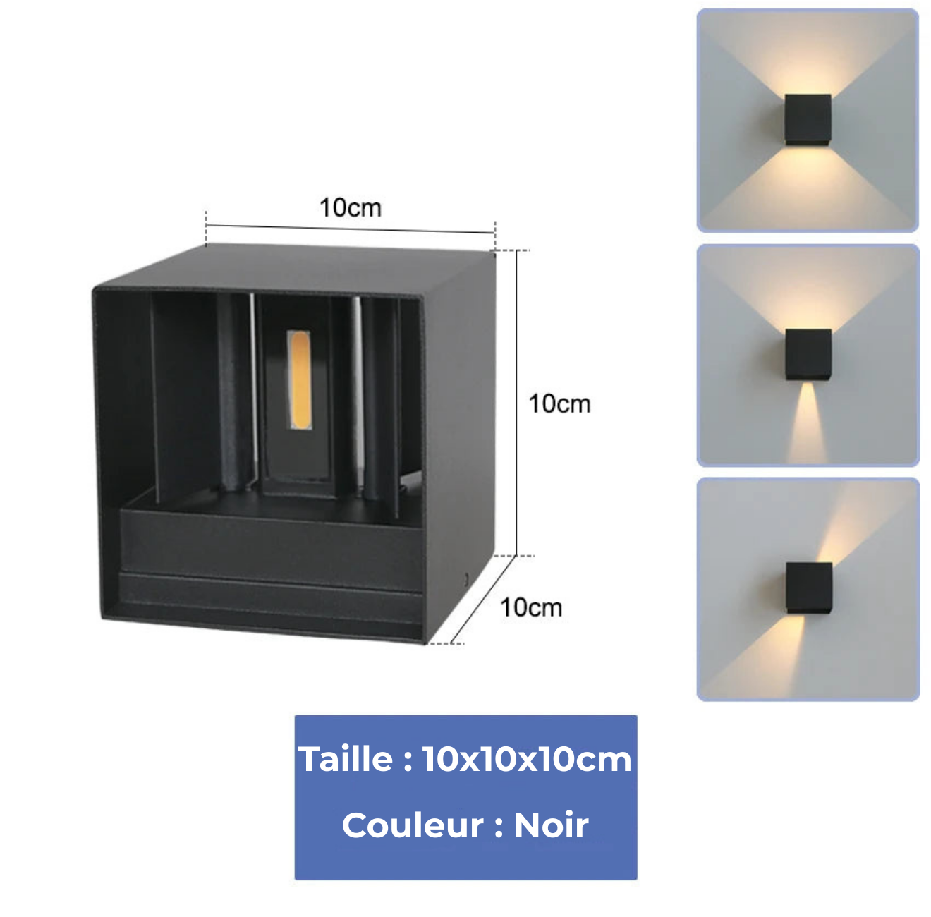 Applique Murale – Eklura Cubic