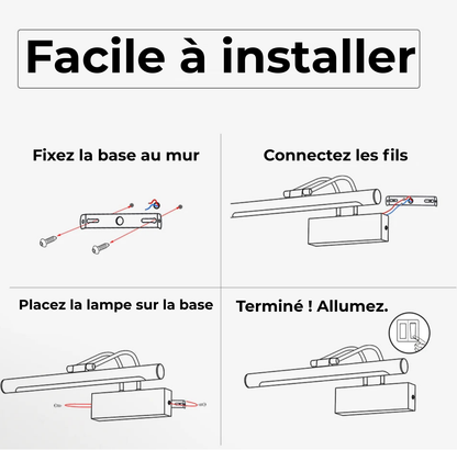 Applique Murale Salle de Bain – Elvora Beam