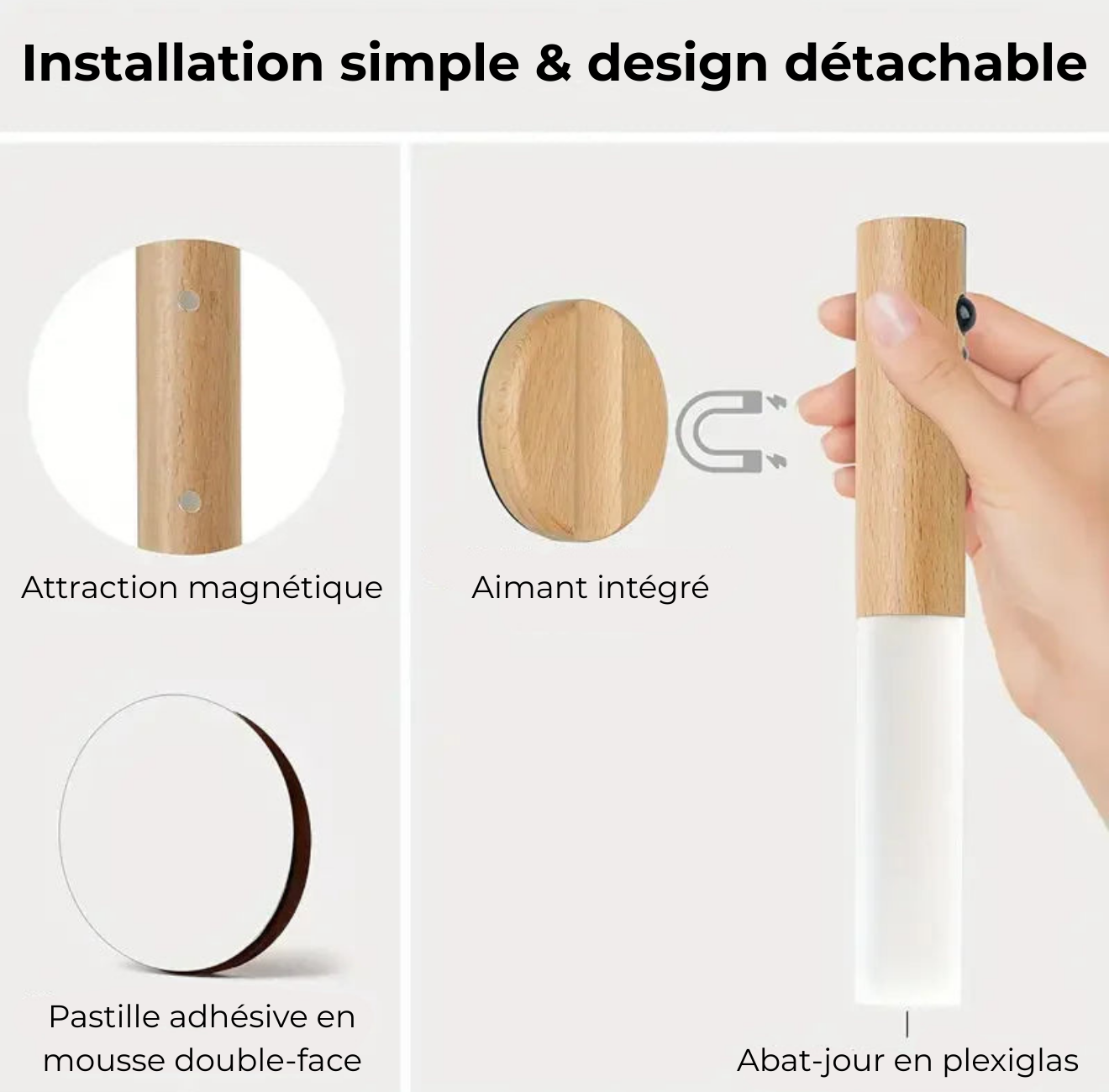 Applique Murale Bois – SensoWood