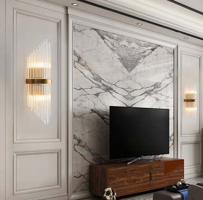 Applique Murale Salon – Cristal Élégance