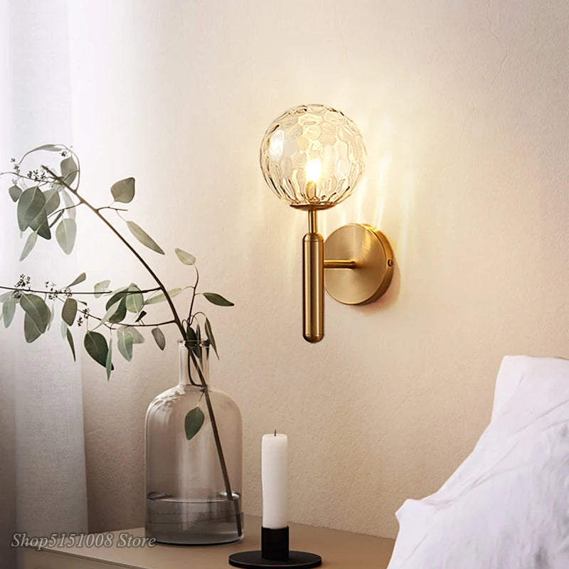 Applique Murale Verre – Solaria Globe