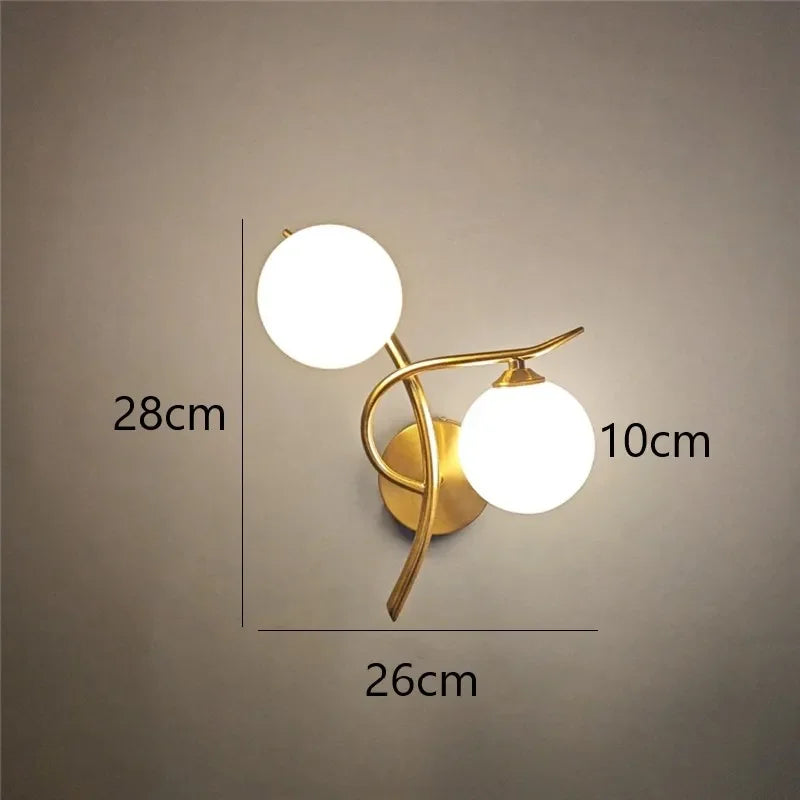 Applique Murale Verre – Duo Eleganza