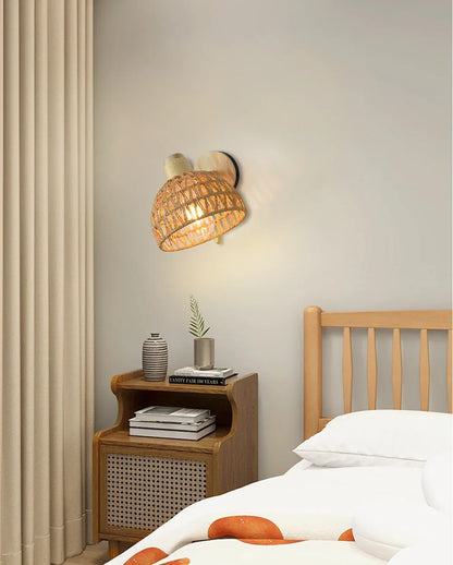 Applique Murale Rotin - Boho Light