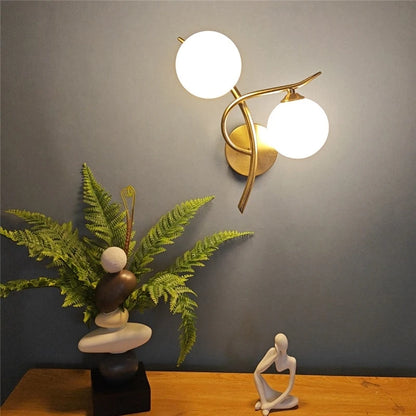 Applique Murale Verre – Duo Eleganza