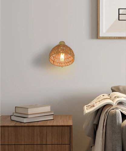 Applique Murale Rotin - Boho Light