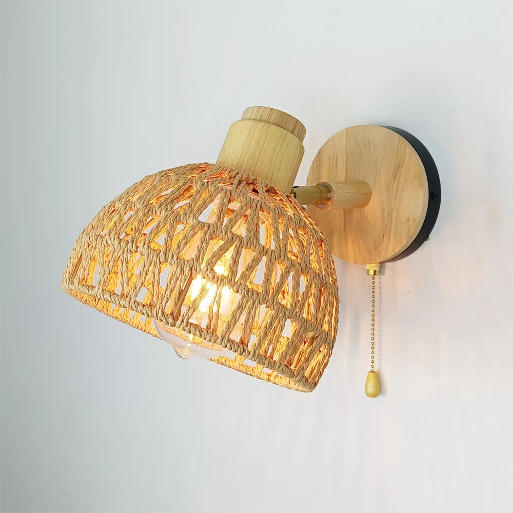 Applique Murale Rotin - Boho Light