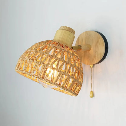 Applique Murale Rotin - Boho Light