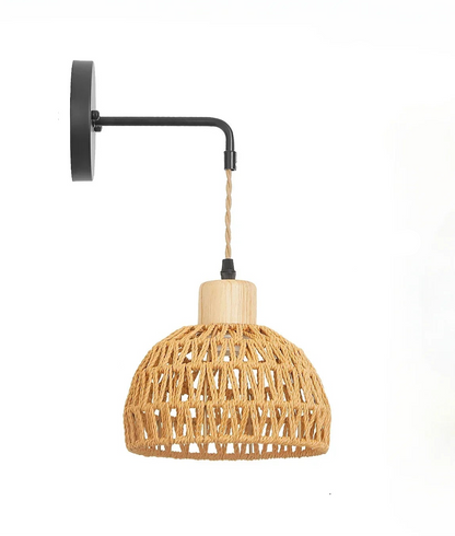 Applique Murale Rotin - Boho Light