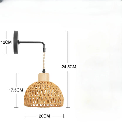 Applique Murale Rotin - Boho Light