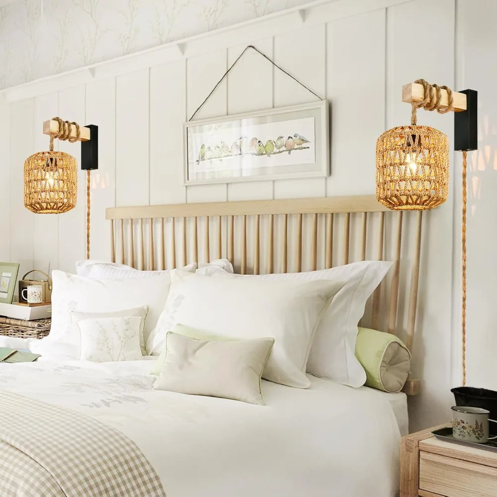 Applique Murale Rotin – RustoLoom