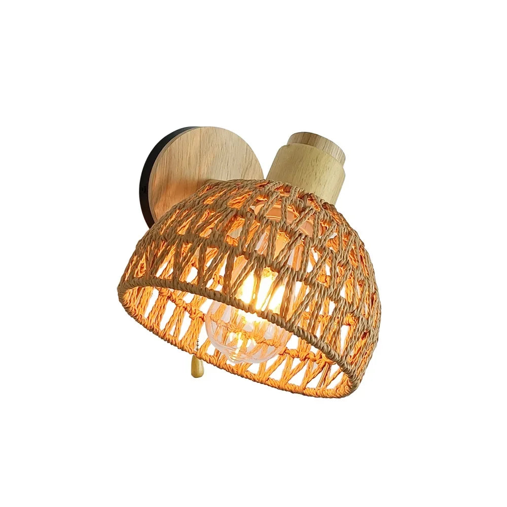 Applique Murale Rotin - Boho Light