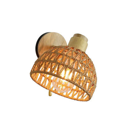 Applique Murale Rotin - Boho Light