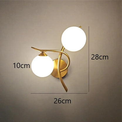 Applique Murale Verre – Duo Eleganza