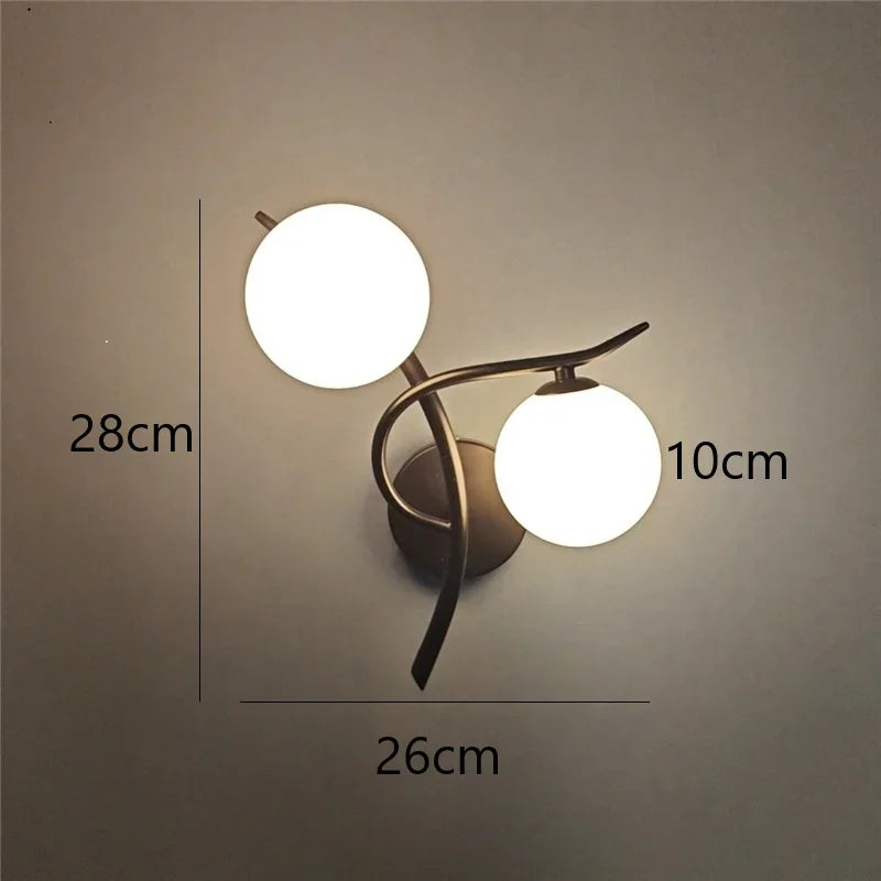 Applique Murale Verre – Duo Eleganza