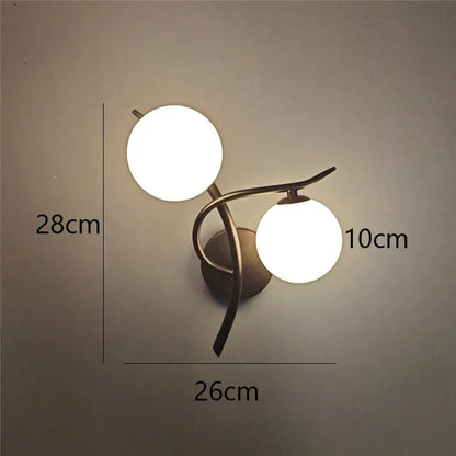 Applique Murale Verre – Duo Eleganza