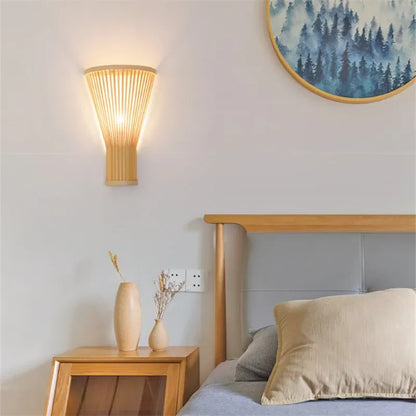 Applique Murale Bois – ZODOLAMP Nature Artisane